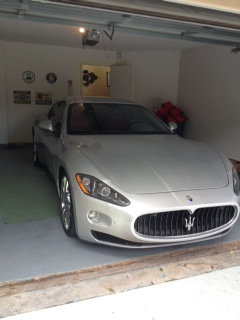 Maserati after completed paint repair
