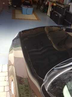 Mobile paint repair in progress on a vehicle